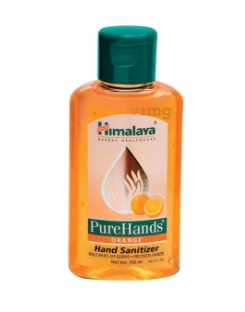 India Desire : Buy Himalaya Pure Hands Sanitizer Orange 100ml At Rs 50 From 1mg
